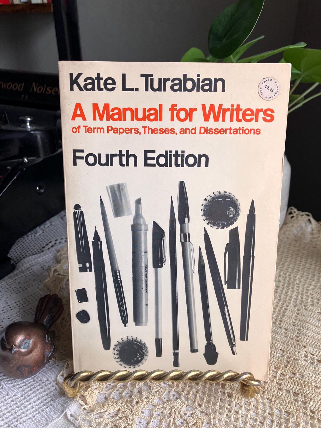 1973 A Manual for Writers of Term Papers, Theses, and Dissertations – Kate L. Turabian - Etsy
