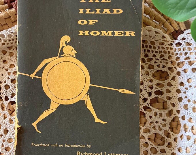 Vintage 1956 Iliad of Homer, Richmond Lattimore Paperback Etsy