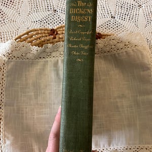 1943 Dickens Digest Vintage Book: Condensed Classics Anthology
