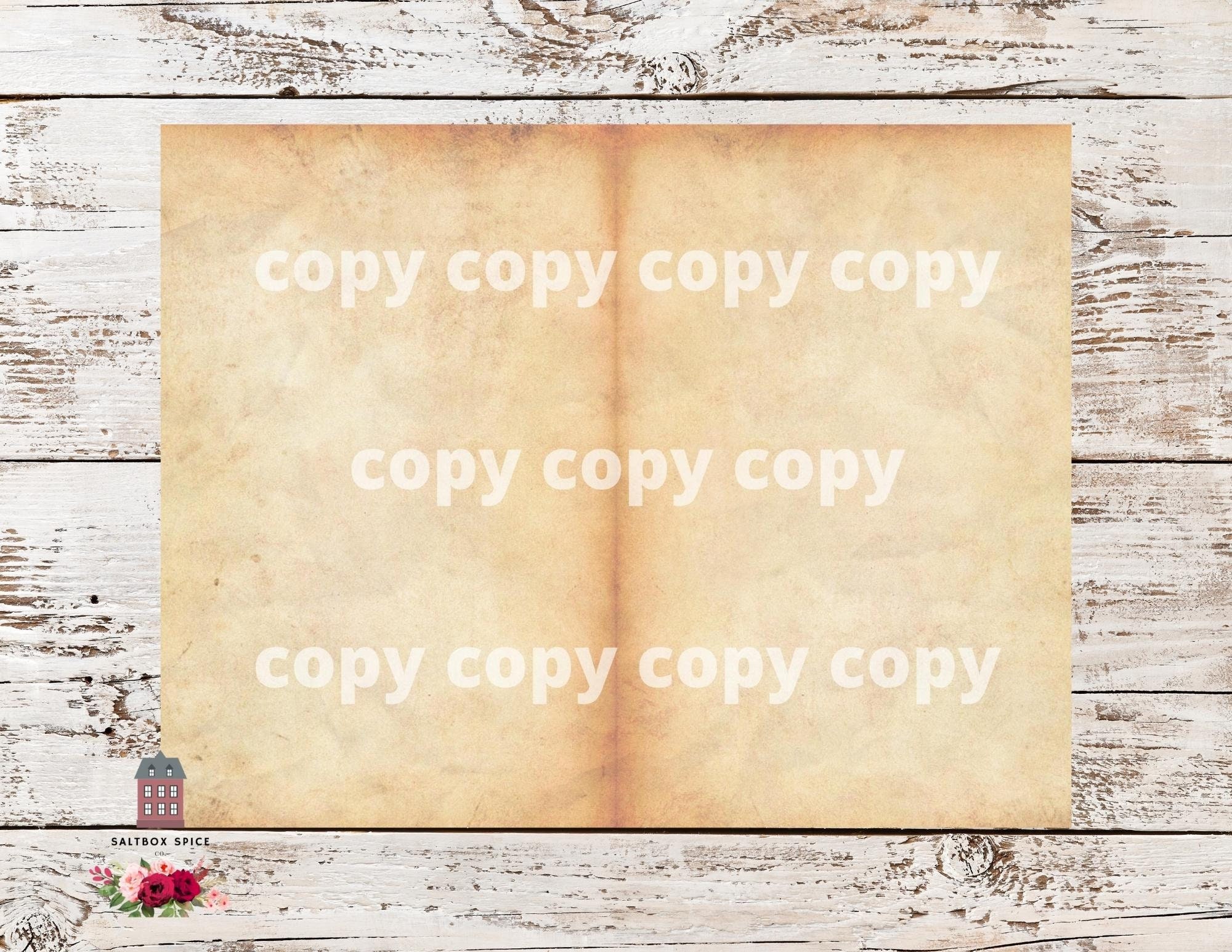 Blank Distressed Junk Journal Page Printable Junk Journal - Etsy