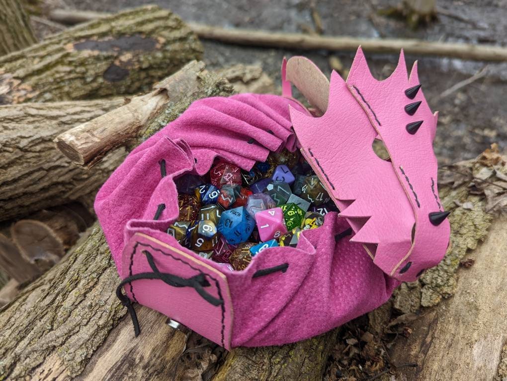 Medium Dragon Hoarding Bag of Holding Dice Bag Etsy