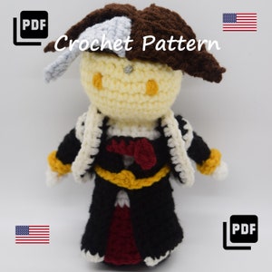 Crochet Pattern Emet-Selch (Final Fantasy XIV)
