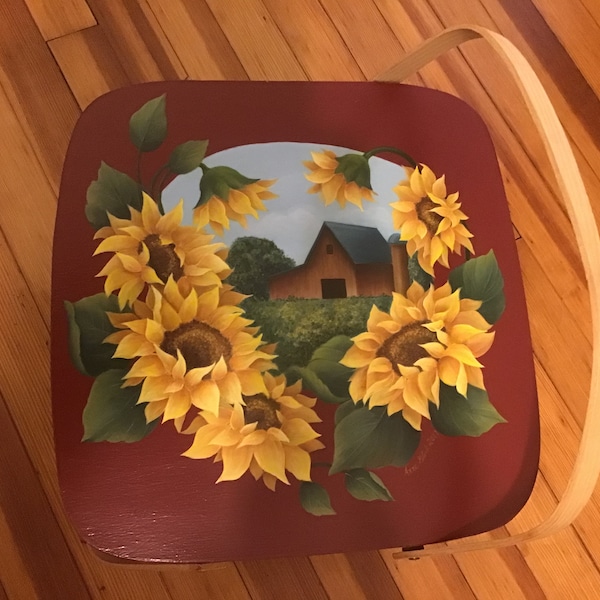 Sunflower Picnic Basket Etsy