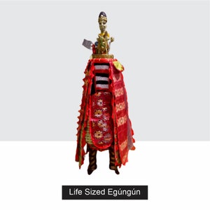 life size Egungun, Eegun, Muñeco de Eggun, Egun Doll, Doll For Zarabanda Ogun, Santeria Egun, Egun Statue From Yoruba Land OYO. egun statue