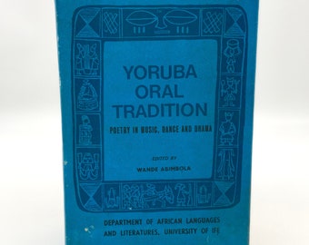 Yoruba Oral Tradition by Wande Abimbola, Ifa book, Yoruba