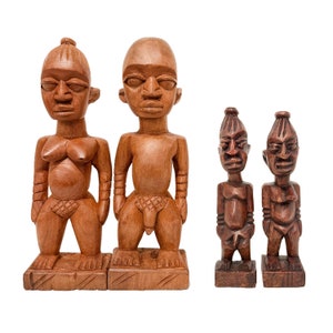 Ibeji, Ibeji Figurine, Eere Ibeji, Ibeji Statues, Ibeji Dolls, Yoruba, Wood carving, Orisha statue, Twin Orisha, Eere, Jimaguas ibeyis