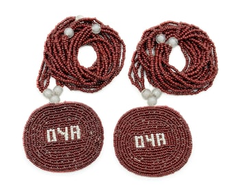 Oya necklace, Ileke oya, Beaded necklace, Pendant necklace, Glass bead necklace, Eleke de oya, SANTERIA, Oya beads, Ileke Orisha