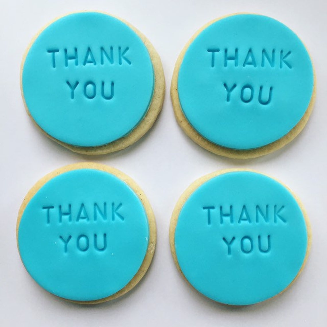 Thank you cookies Thank you gift Personalised Cookies Etsy