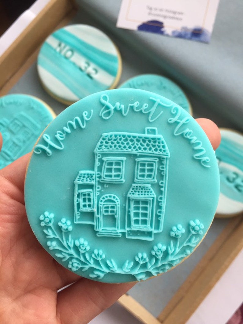 New home cookies, new home biscuits, new home gift afbeelding 7