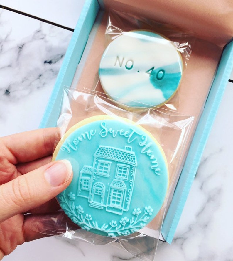 New home cookies, new home biscuits, new home gift afbeelding 6