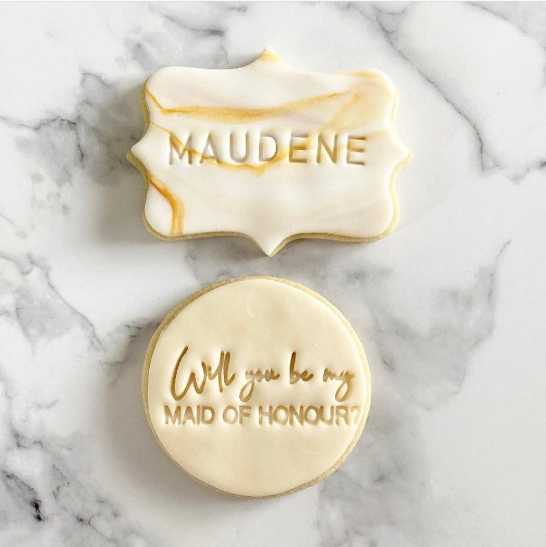 Bridesmaid Proposal Cookies Bridesmaid Proposal Biscuits Etsy