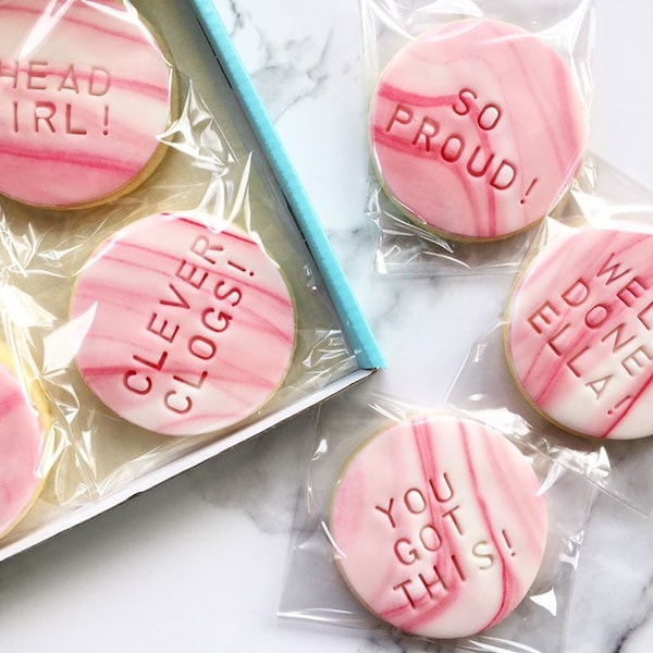 Personalised cookies, personalised biscuits, custom cookies, custom biscuits, personalised gift, party favours, letterbox gift