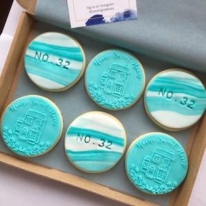 New home cookies, new home biscuits, new home gift afbeelding 5