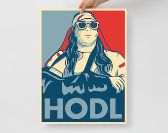 GME HODL 18" x 24" Poster