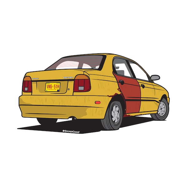 Better Call Saul - Jimmy's Suzuki Esteem Sticker