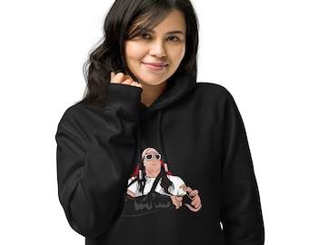 Roaring Kitty - DFV - Keith Gill Unisex Eco Raglan Hoodie