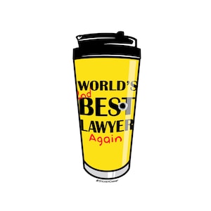 Better Call Saul - Best Lawyer Ever Mug Sticker