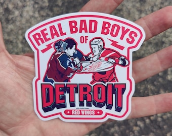 Detroit Red Wings - Darren McCarty, Claude Lemieux - Real Bad Boys Sticker