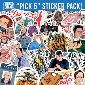 Puede incluir: Un paquete de pegatinas con una variedad de diseños coloridos y humorísticos. El paquete incluye pegatinas con frases como "Tengo un Du-Raby", "El correo nunca se detiene", "Necesito estim", y "Mira lo que me has hecho hacer".