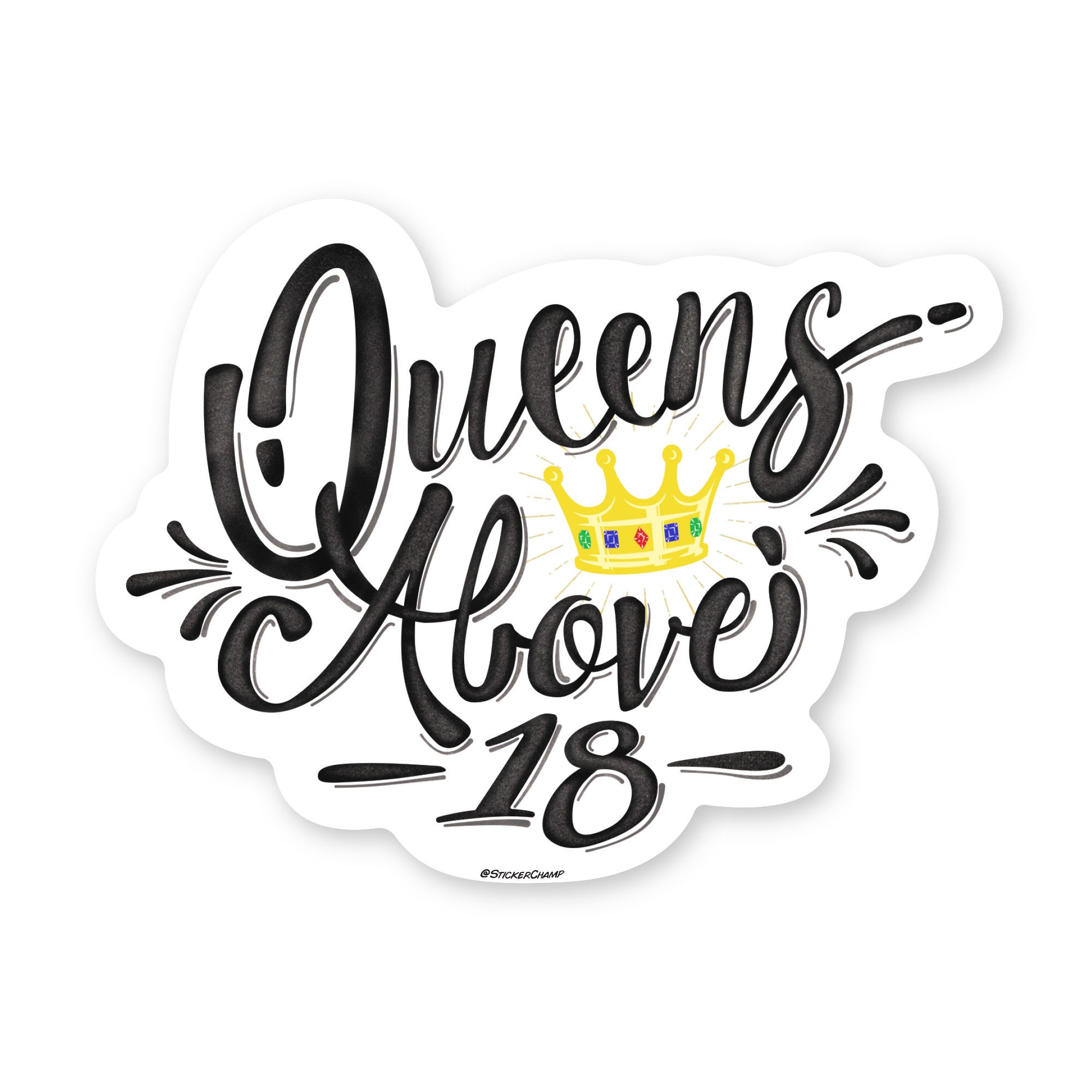 queen above 18 merch