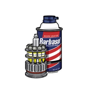 Jurassic park barbasol can - Etsy 日本
