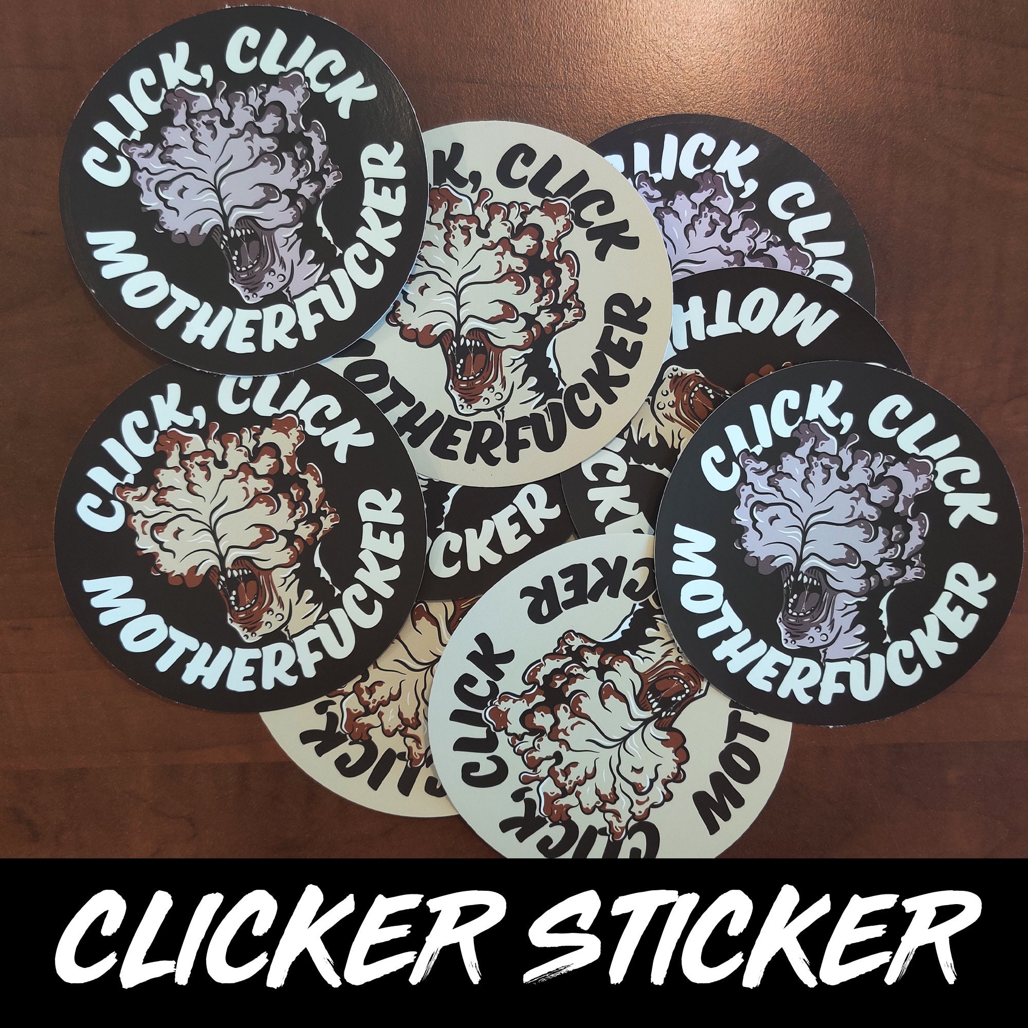 The Last of Us Clicker Sticker Etsy
