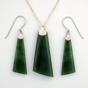 Jade Collection - Sets of Earrings with matching Pendants