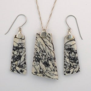 Pinolith Collection - Sets of Earrings with matching Pendants