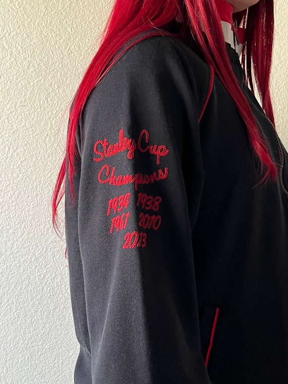 Vintage Chicago Blackhawks Track Jacket - image 3