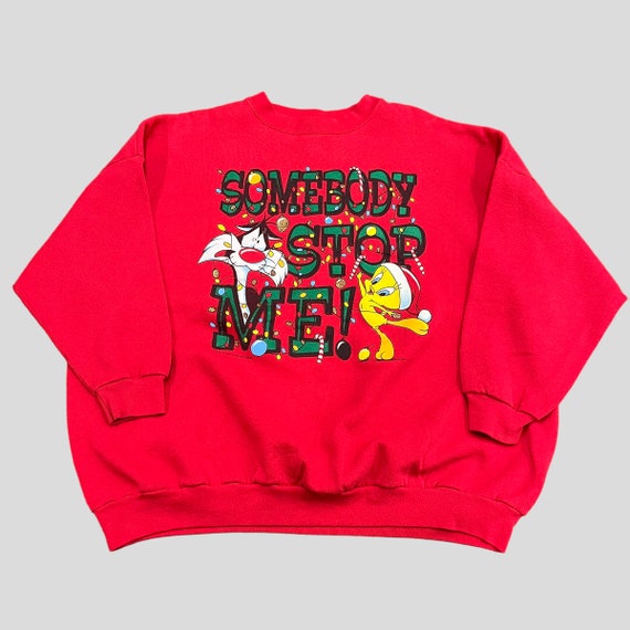 Vintage Navidad Crewneck Looney Tunes