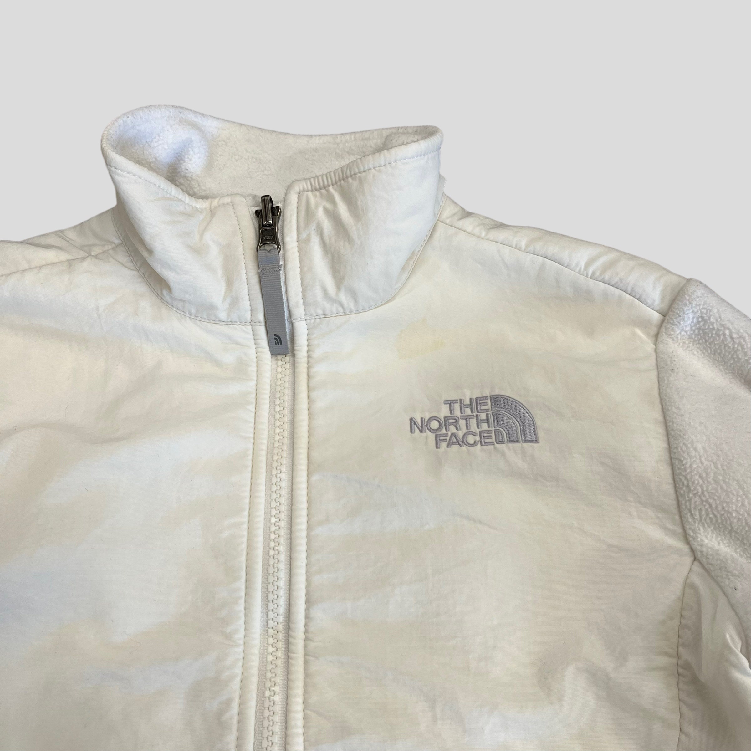 Veste polaire The North Face blanche Etsy France