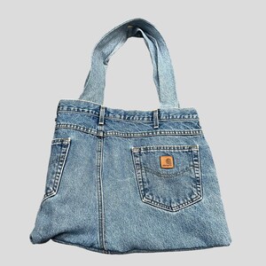 Reworked Denim Bag Etsy