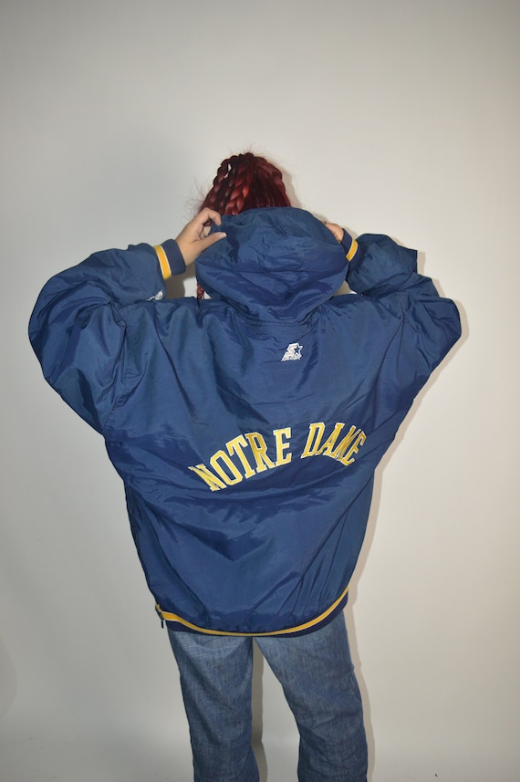 Vintage Starter Notre Dame Puffer Jacket