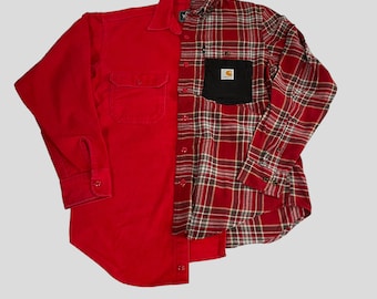 Reworked split Carhartt flannel