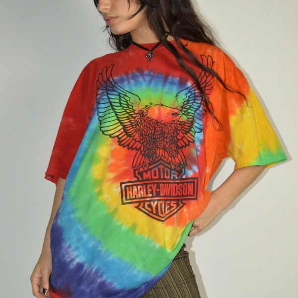 harley davidson tie dye shirt