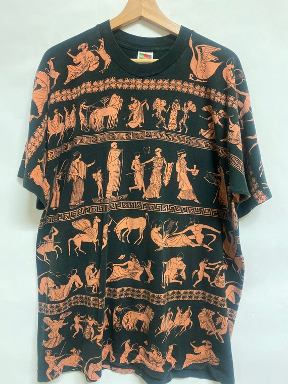 All over print Greek Tee