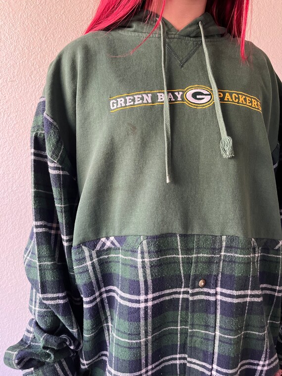Green Bay Packers Flannel Hoodie - image 4