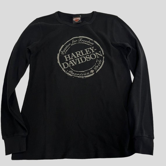 Vintage Harley Davidson Thermal Shirt - image 2