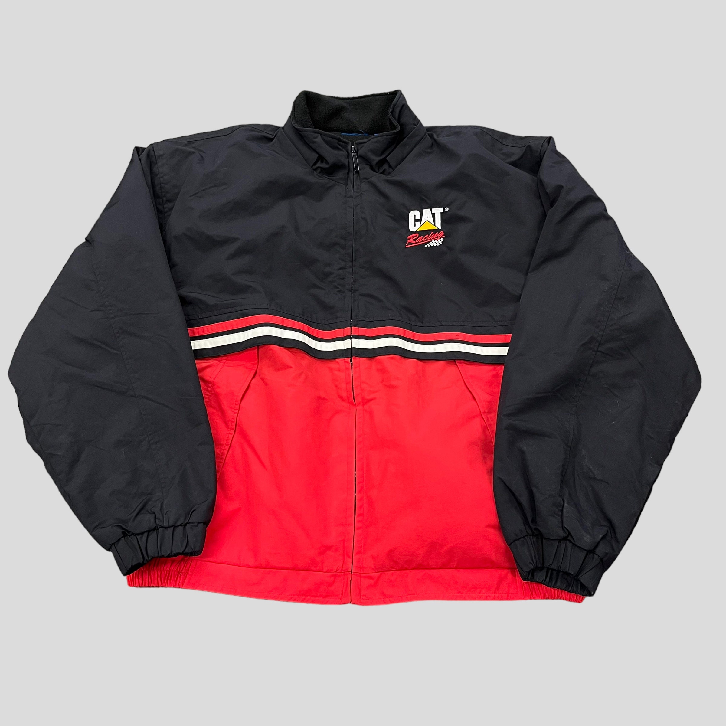 Vintage Cat Racing Windbreaker Jacket