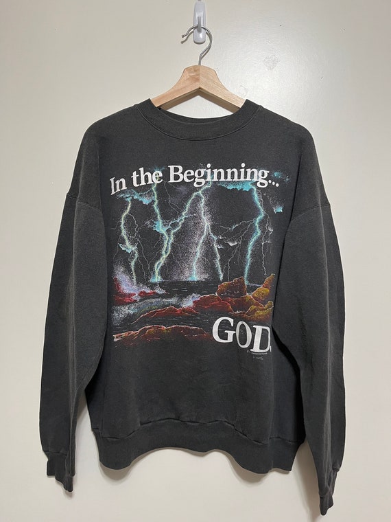 Vintage In The Beginning GOD Sweatshirt