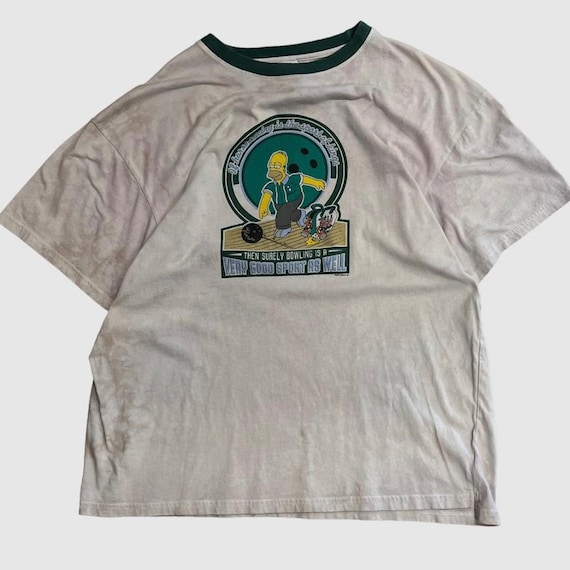 Homer Simpson Ringer Shirt - image 1