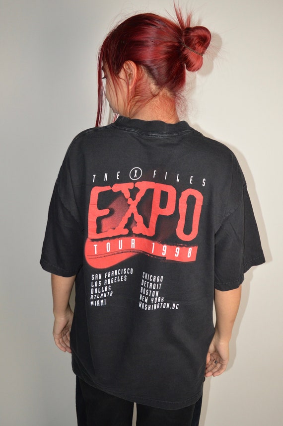 Vintage The X Files Expo 1999 Tour Shirt