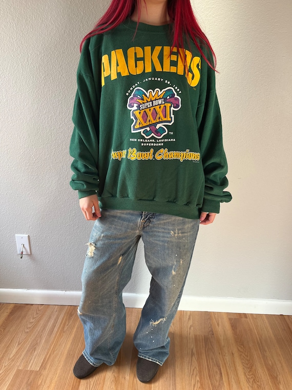 Vintage Green Bay Packers 1997 Super Bowl Crewneck