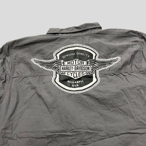 Vintage Harley Davidson Button Up Shirt - image 3