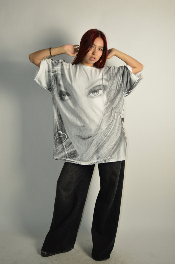 Vintage Celine Face All Over Print Shirt