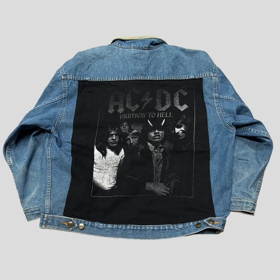 Reworked Denim AC/DC Jacket - image 1