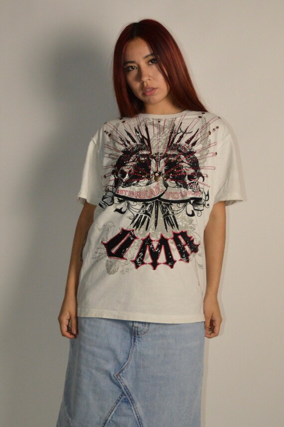 y2k skulls shirt - Gem