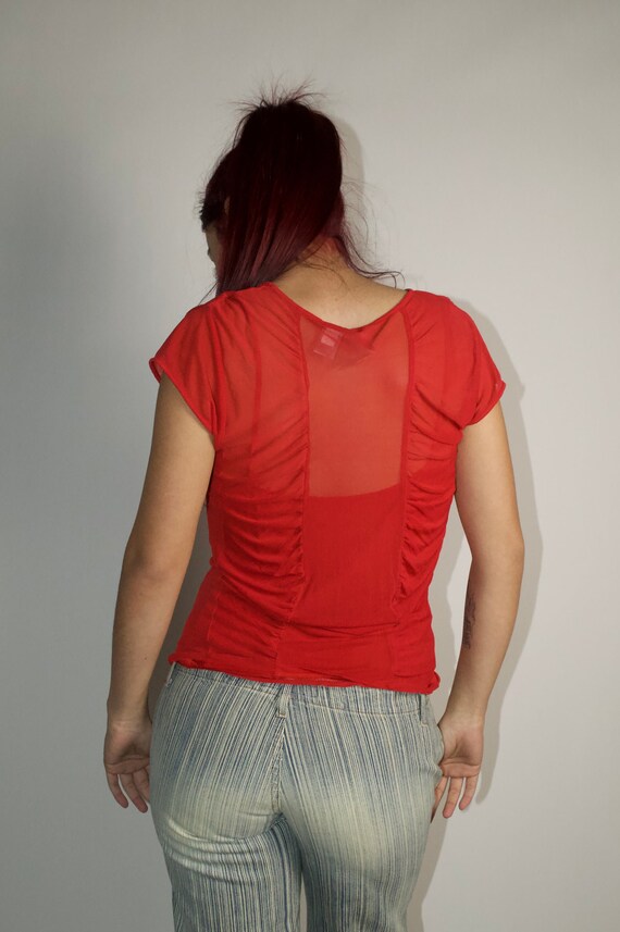 Vintage DKNY Mesh Top - Etsy