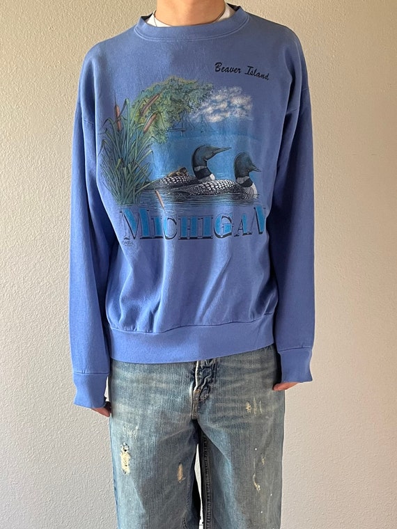 Vintage Michigan Beaver Island Crewneck