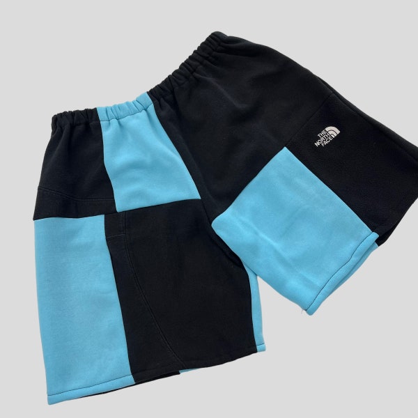 Reconstructed The North Face Patchwork Sweatpants Shorts